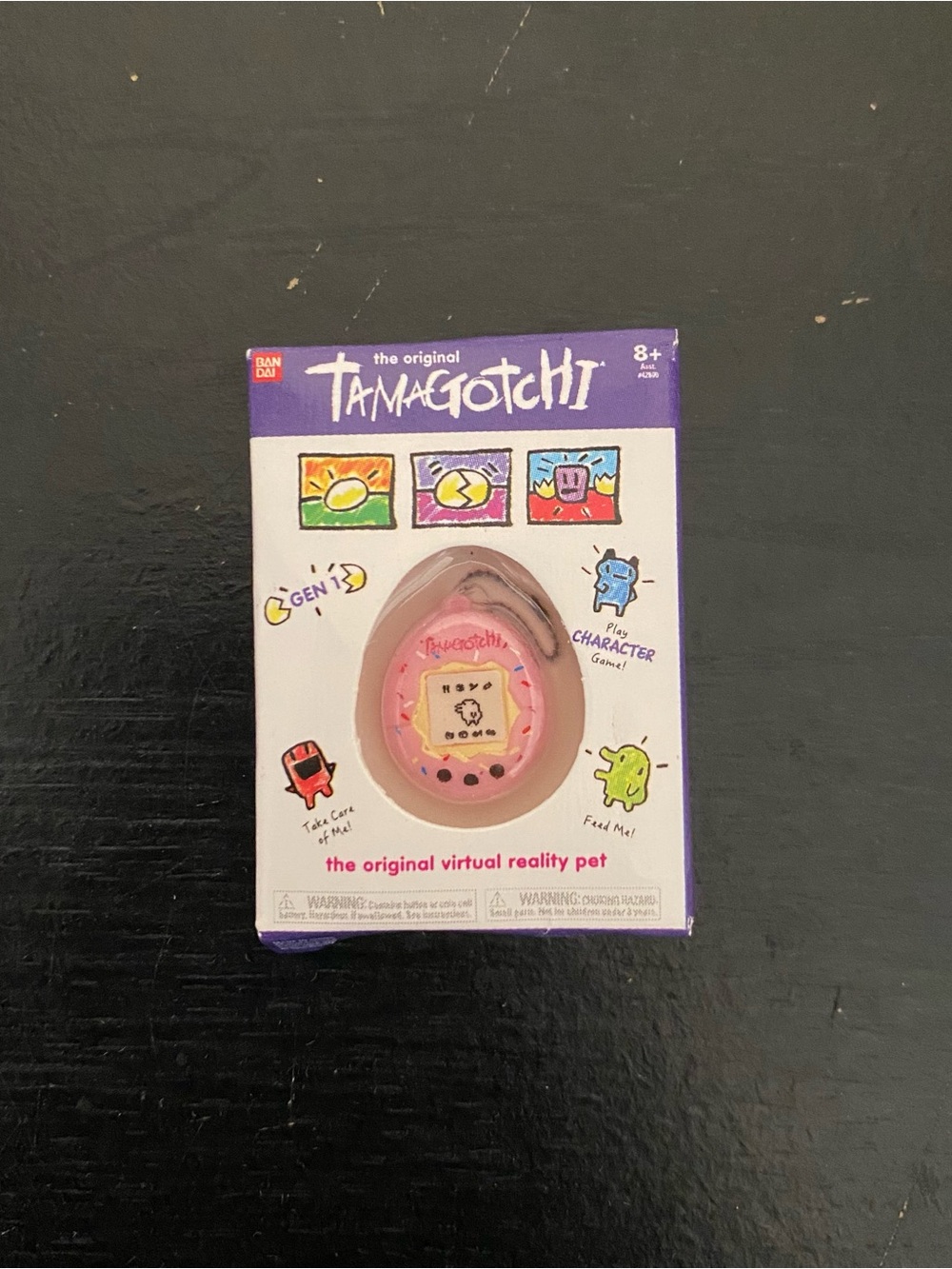 Zuru Mini Brands Toys Pink Tamagotchi Tiny Collectibles Purple & White 1.5” Box